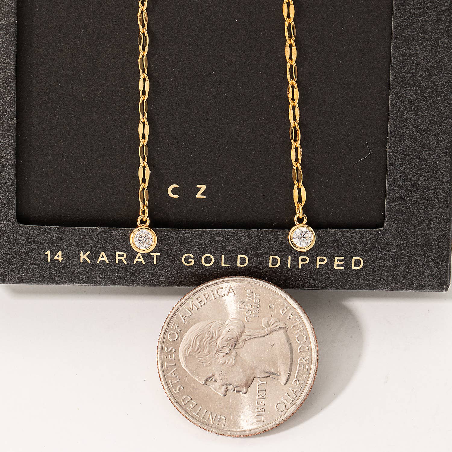 Secret Box 14K Gold Dipped & Sterling Silver Dipped Jewelry Earrings